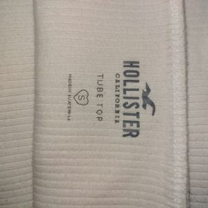 White hollister tube top